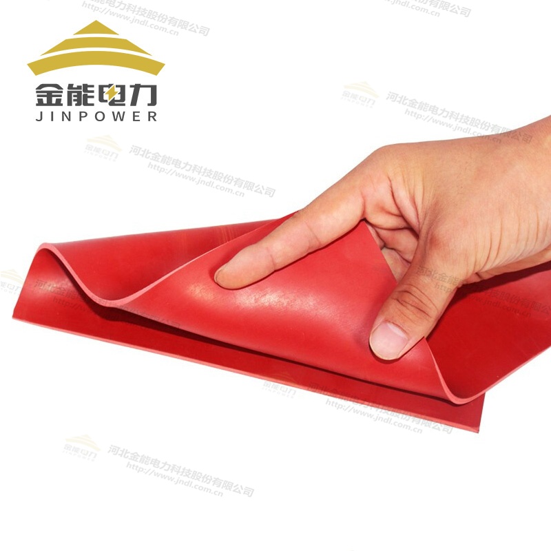 環保型3-12mm紅色平面絕緣膠墊
