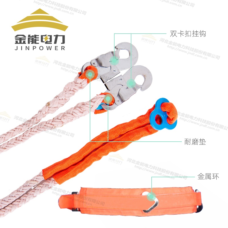 單背雙保險安全帶高強(qiáng)錦綸承重150KG